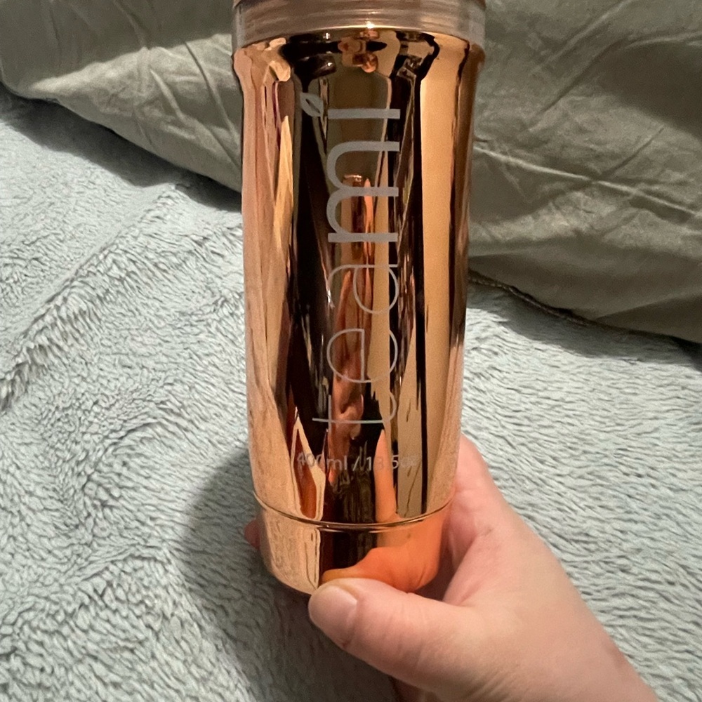 Teami Gold Accent Tumbler with Mirror Finish